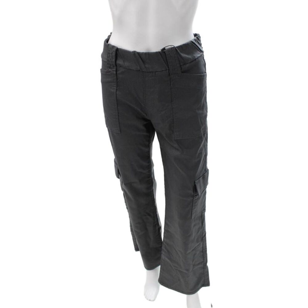 Flog Womens Cargo Pants Gray Pull On Cotton Size 26
